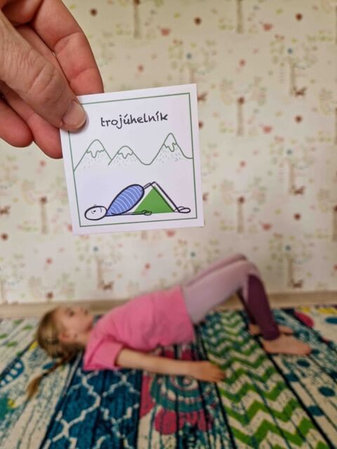 Pohybové pexeso tvary – ukázka 3